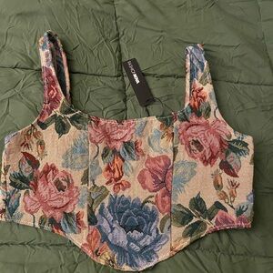 FASHIONNOVA Flower Corset